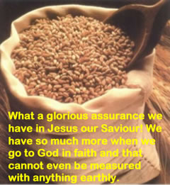 Glorious assurance in Jesus